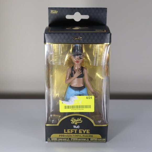 Funko Gold PremiumTLC Left Eye Vinyl Figure 90s Music Figurine - Picture 1 of 8
